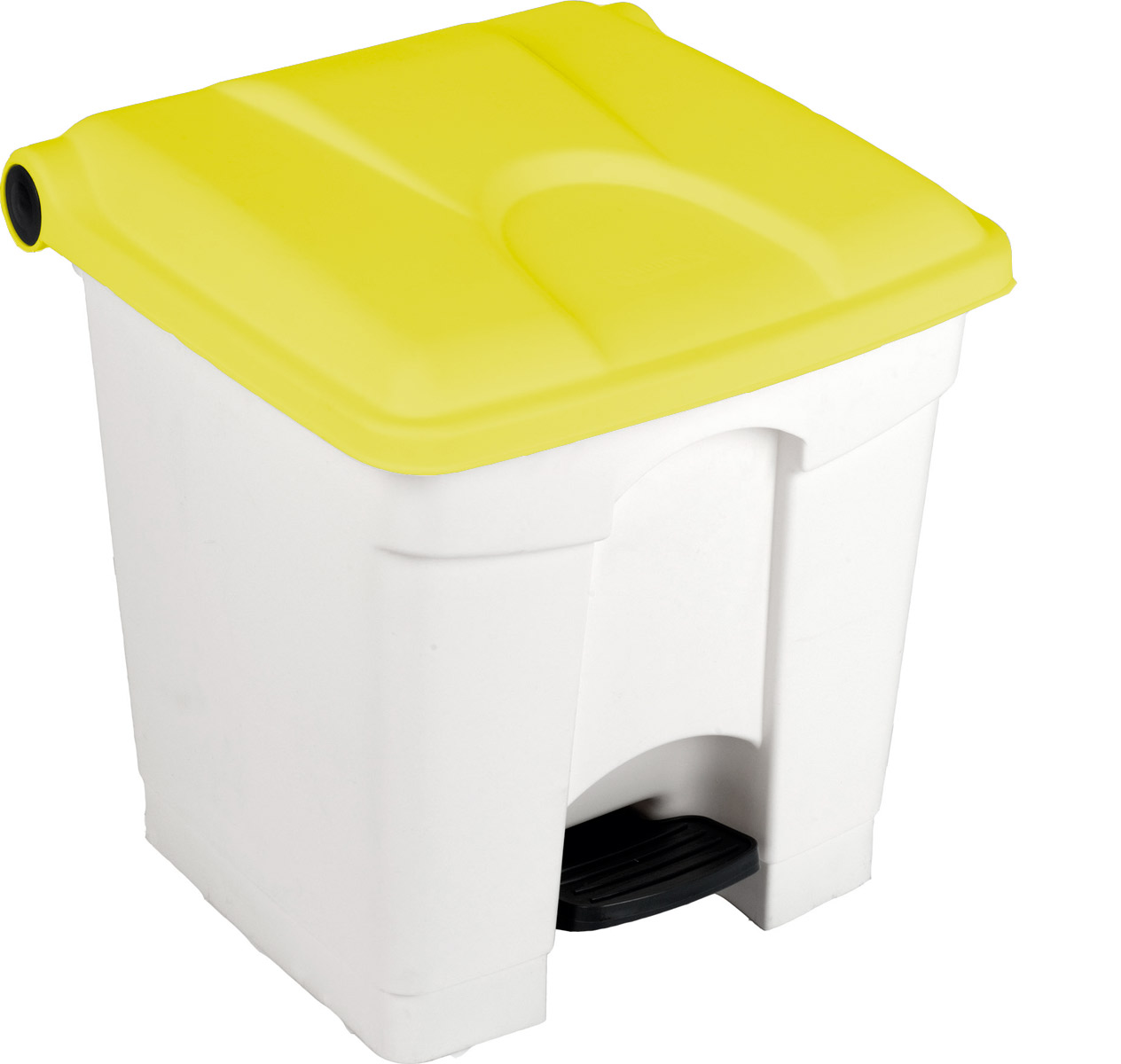 CONTENEDOR 30L blanco tapa amarilla